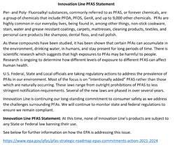 PFAs Statement